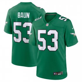Cheap Men\'s Philadelphia Eagles #53 Zack Baun Kelly Green Vapor Limited Jersey