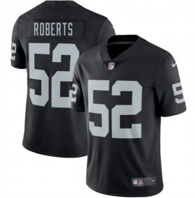 Men\'s Las Vegas Raiders #52 Elandon Roberts Black 2025 Vapor Football Stitched Jersey Cheap