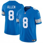 Men's Detroit Lions #8 Kyle Allen Blue 2025 F.U.S.E. Vapor Limited Football Stitched Jersey Cheap Wholesale