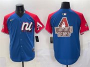 Men's National League Arizona Diamondbacks Team Big Logo Blue Red Alternate 2025 All-Star Edition Limited Stitched Baseball Jersey Cheap Wholesale