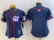Cheap Women's American League Baltimore Orioles Blank Navy 2025 All-Star Edition Limited Stitched Baseball Jersey(Run Small)