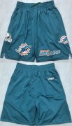 Cheap Men's Maimi Dolphins Aqua Shorts (Run Small)