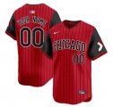 Cheap Men's Chicago White Sox Active Player Custom Red Black 2025 City Connect Limited Stitched Baseball Jersey