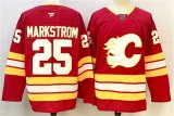 Cheap Men's Calgary Flames #25 Jacob Markstrom Red 2024-25 Home Stitched Hockey Jersey