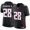 Cheap Men's Atlanta Falcons #28 Carlos Washington Jr Black 2024 F.U.S.E Vapor Untouchable Limited Football Stitched Jersey