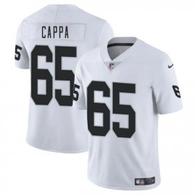 Men\'s Las Vegas Raiders #65 Alex Cappa White 2025 Vapor Football Stitched Jersey Cheap