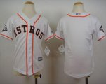 Wholesale Cheap Astros Blank White Cool Base 2019 World Series Bound Stitched Youth MLB Jersey
