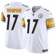 Men's Pittsburgh Steelers #17 Skylar Thompson White 2025 F.U.S.E. Vapor Limited Football Stitched Jersey Cheap Wholesale