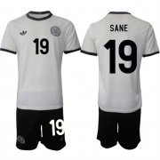 Men's Germany #19 Leroy Sane White 2025 Home Soccer Jersey Suit