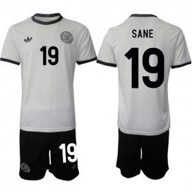Men\'s Germany #19 Leroy Sane White 2025 Home Soccer Jersey Suit