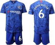 Wholesale Cheap Chelsea #6 Drink Water Home Soccer Club Jersey