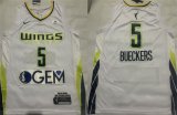 Cheap Men's Dallas Wings #5 Paige Bueckers White 2025 Stitched Basketball Jersey