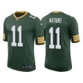 Wholesale Cheap Men's Green Bay Packers #11 Sammy Watkins Green Stitched Football Jersey