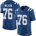 Men's Indianapolis Colts #76 Jack Wilson Blue 2025 Vapor Limited Football Stitched Jersey Cheap