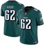 Men's Philadelphia Eagles #62 Jason Kelce Green 2024 F.U.S.E. Vapor Untouchable Limited Football Stitched Jersey Cheap Wholesale
