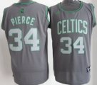 Wholesale Cheap Boston Celtics #34 Paul Pierce Gray Shadow Jersey