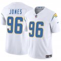 Cheap Men's Los Angeles Chargers #96 Naquan Jones White 2025 F.U.S.E. Vapor Limited Football Stitched Jersey