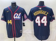 Men's American League #44 Julio Rodriguez Navy 2025 All-Star Edition Limited Stitched Baseball Jersey Cheap Wholesale