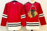 Cheap Men's Chicago Blackhawks Blank Red 2025 Home 100th Anniversary Stitched Hockey