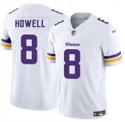 Men's Minnesota Vikings #8 Sam Howell White 2025 F.U.S.E. Vapor Untouchable Limited Football Stitched Jersey Cheap Wholesale