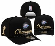 Oklahoma City Thunder 2025 Finals Champions Stitched Snapback Hats Cheap Wholesale
