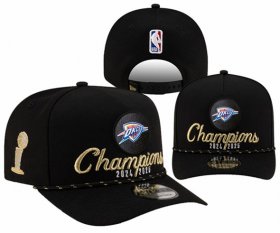 Oklahoma City Thunder 2025 Finals Champions Stitched Snapback Hats Cheap Wholesale