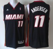 Wholesale Cheap Miami Heat #11 Chris Andersen Revolution 30 Swingman 2013 Black Jersey