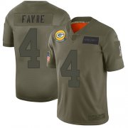 Wholesale Cheap Nike Packers #4 Brett Favre Camo Youth Stitched NFL Limited 2019 Salute to Service Jersey