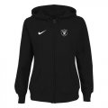 Wholesale Cheap Nike Las Vegas Raiders Ladies Tailgater Full Zip Hoodie Black