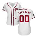 Wholesale Cheap Washington Nationals Majestic Women's 2019 World Series Champions Home Official Cool Base Custom Jersey White