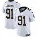 Men's New Orleans Saints #91 Davon Godchaux White 2025 Vapor Limited Football Stitched Jersey Cheap