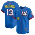 Cheap Men's National League #13 Manny Machado Blue 2025 All-Star Edition Limited Stitched Baseball Jersey