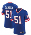 Cheap Men's New York Giants #51 Abdul Carter Royal Classic Football Stitched Game Jersey