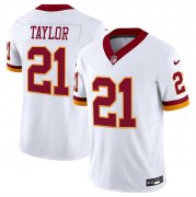 Cheap Men's Washington Commanders #21 Sean Taylor White 2025 F.U.S.E. Throwback Vapor Limited Football Stitched Jersey
