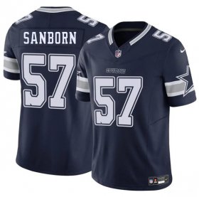 Men\'s Dallas Cowboys #57 Jack Sanborn Navy 2025 F.U.S.E. Vapor Untouchable Limited Football Stitched Jersey Cheap