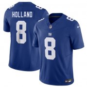 Cheap Men's New York Giants #8 Jevon Holland Blue 2025 F.U.S.E. Vapor Untouchable Limited Football Stitched Jersey