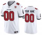 Men's Tampa Bay Buccaneers Active Player Custom White 2025 50th Anniversary Patch Vapor Untouchable Limited Football Stitched Jersey
