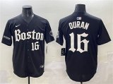 Men's Boston Red Sox #16 Jarren Duran Black Gothic Vapor Limited Stitched Baseball Jersey Cheap