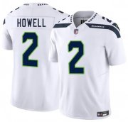 Cheap Men's Seattle Seahawks #2 Sam Howell White 2025 F.U.S.E. Vapor Limited Football Stitched Jersey