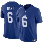 Cheap Men's New York Giants #6 Jaxson Dart Blue 2025 Draft F.U.S.E. Vapor Untouchable Limited Football Stitched Jersey