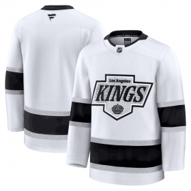 Men\'s Los Angeles Kings Blank White 2024-25 Away Stitched Hockey Jersey Cheap