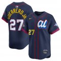 Cheap Men's American League #27 Vladimir Guerrero Jr. Navy 2025 All-Star Edition Limited Stitched Baseball Jersey