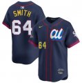 Cheap Men's American League #64 Shane Smith Navy 2025 All-Star Edition Limited Stitched Baseball Jersey