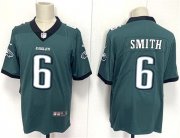 Men's Philadelphia Eagles #6 DeVonta Smith Green 2024 New Vapor Untouchable Limited Football Stitched Jersey Cheap Wholesale