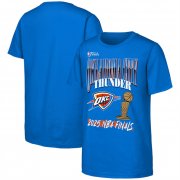 Men's Oklahoma City Thunder Blue 2025 Finals T-Shirt Cheap
