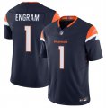 Men's Denver Broncos #1 Evan Engram Navy 2025 F.U.S.E. Alternate Vapor Limited Football Stitched Jersey Cheap