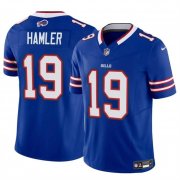 Cheap Men's Buffalo Bills #19 KJ Hamler Blue 2024 F.U.S.E. Vapor Untouchable Limited Stitched Football Jersey