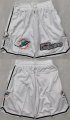 Cheap Men's Maimi Dolphins White Shorts (Run Small)