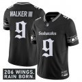 Men's Seattle Seahawks #9 Kenneth Walker III Black 2025 F.U.S.E. 'Gothic Rain City Shadows Edition' Vapor Limited Football Stitched Jersey Cheap Wholesale