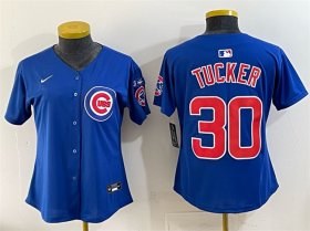 Youth Chicago Cubs #30 Kyle Tucker Royal \'Ryne Sandberg Tribute\' Vapor Limited V3 Stitched Baseball Jersey Cheap Wholesale